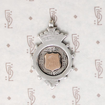 Edwardian Crown & Shield English Sterling Medal