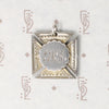Engraved Iron Cross 1902 Sterling Medal Fob