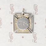 Engraved Iron Cross 1902 Sterling Medal Fob