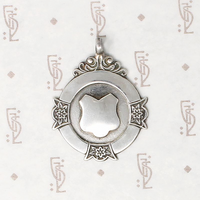 Pretty Vintage Silver Medal Fob