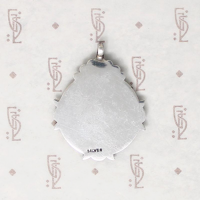 Pretty Vintage Silver Medal Fob