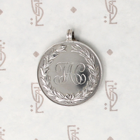 Refined "Road Race" Sterling Fob with Laurels
