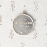 Refined "Road Race" Sterling Fob with Laurels