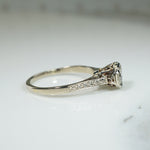 Deco Filigree OMC Diamond Ring