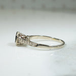 Deco Filigree OMC Diamond Ring