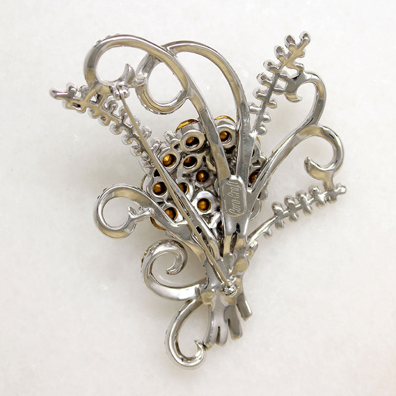 Scene Stealing CoroCraft Corsage Brooch