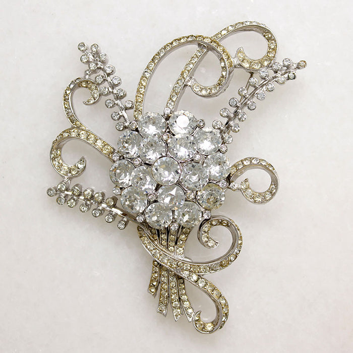 Scene Stealing CoroCraft Corsage Brooch