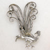 Proud Peacock Costume Brooch by Coro