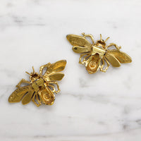 Coro Honey Bee Duette in Enameled Sterling Silver