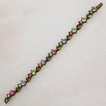 Silm Hollycraft Bracelet with Pastel Rhinestones