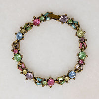Silm Hollycraft Bracelet with Pastel Rhinestones