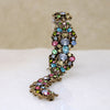 Elaborate Rhinestone Bluster Bracelet from Hollycraft