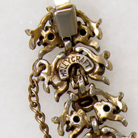 Elaborate Rhinestone Bluster Bracelet from Hollycraft