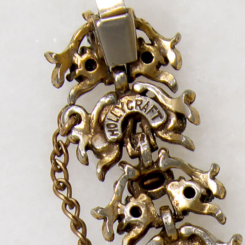 Elaborate Rhinestone Bluster Bracelet from Hollycraft