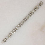 Icy Rhinestone Flowers Pennino Bros. Bracelet
