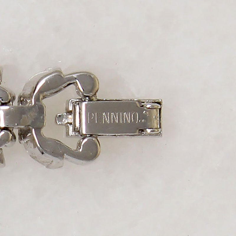 Icy Rhinestone Flowers Pennino Bros. Bracelet