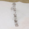 Icy Rhinestone Flowers Pennino Bros. Bracelet