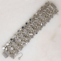 Fabulous Wide Rhinestone Costume Bracelet