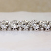 Fabulous Wide Rhinestone Costume Bracelet