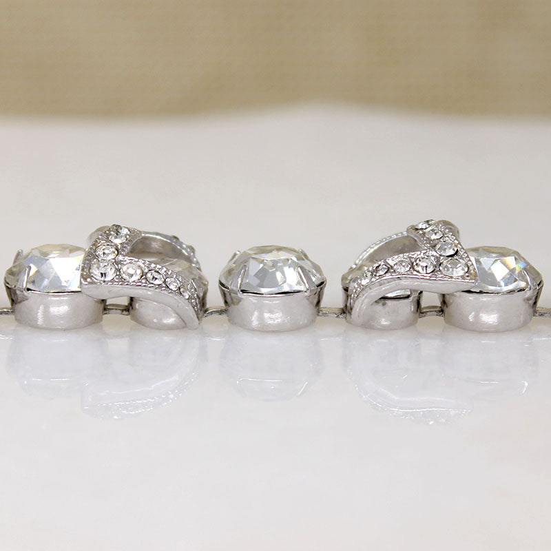 Brilliant Swarovski Crystal Bracelet Signed Eisenberg