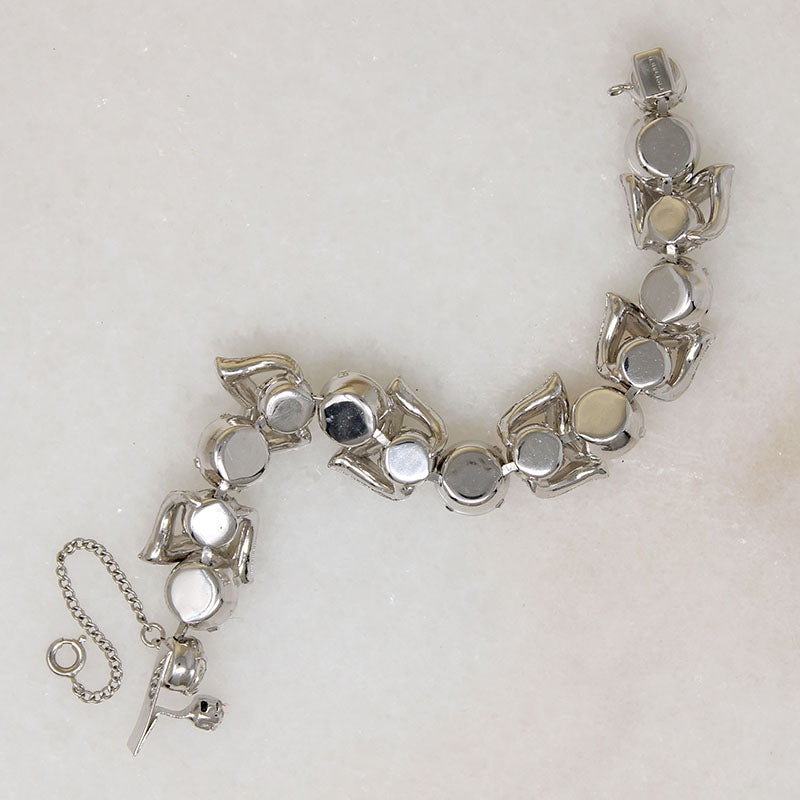 Brilliant Swarovski Crystal Bracelet Signed Eisenberg