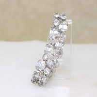 Round & Emerald Cut Crystal Eisenberg Bracelet