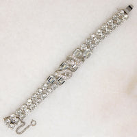Round & Emerald Cut Crystal Eisenberg Bracelet