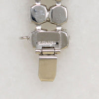 Round & Emerald Cut Crystal Eisenberg Bracelet