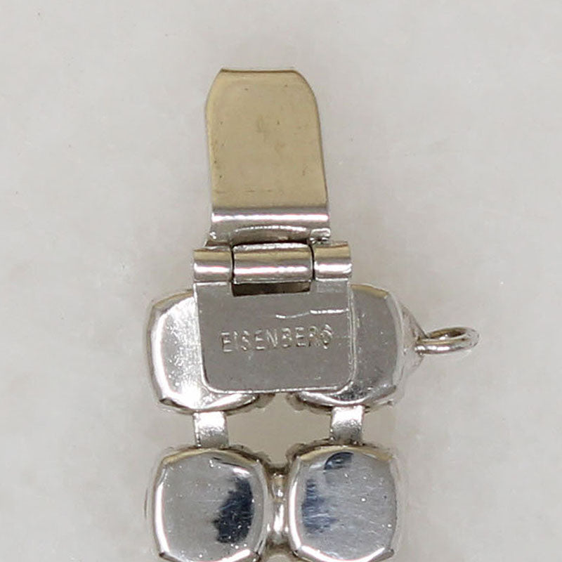 Sparkling Two Row Crystal Bracelet by Eisenberg