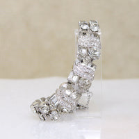 Eisenberg Two Row Swarovski Crystal Bracelet 