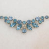 Aqua-Colored Crystal Eisenberg Ice Necklace & Earrings