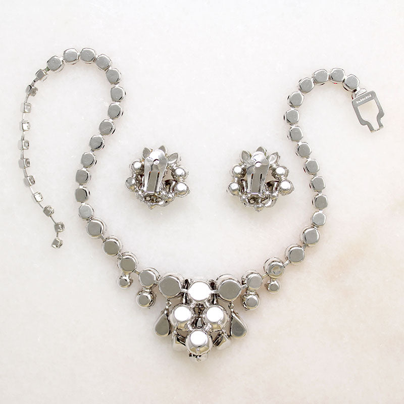 Scarlet Crystal Necklace & Earring Set by Eisenberg