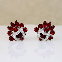 Scarlet Crystal Necklace & Earring Set by Eisenberg