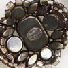 Breathtaking Green & White Rhinestone Bracelet Signed Schaperelli
