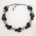 Dark Sparkle Rhinestone Necklace by Schiaparelli