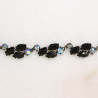 Dark Sparkle Rhinestone Necklace by Schiaparelli