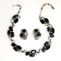 Dark Sparkle Necklace & Earring Set by Schiaparelli