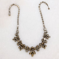 Exotic Orchids Austrian Crystal Necklace by Regency