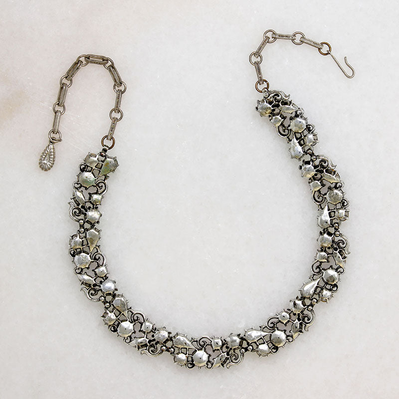 Springtime Pastel Rhinestone Choker by Lisner