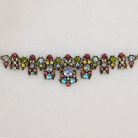 Belle Epoque Style Hollycraft Rhinestone Necklace