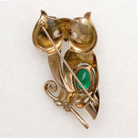 Clever Retro Owl Brooch by Boucher