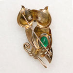 Clever Retro Owl Brooch by Boucher
