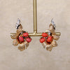 Cheerful Faux Coral Earrings by Boucher