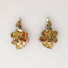 Cheerful Faux Coral Earrings by Boucher
