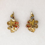 Cheerful Faux Coral Earrings by Boucher