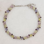 Boucher Rhinestone Choker in Spring Flower Hues