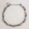 Boucher Rhinestone Choker in Spring Flower Hues