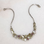 Enchanting Pastel Rhinestone Collar by Boucher