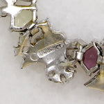 Enchanting Pastel Rhinestone Collar by Boucher