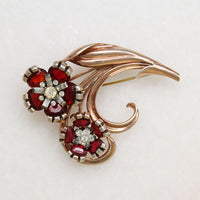 Charming Retro Nosegay Brooch by Pennino Bros.